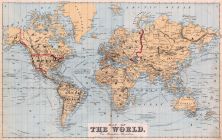 World Map, Shiawassee County 1875